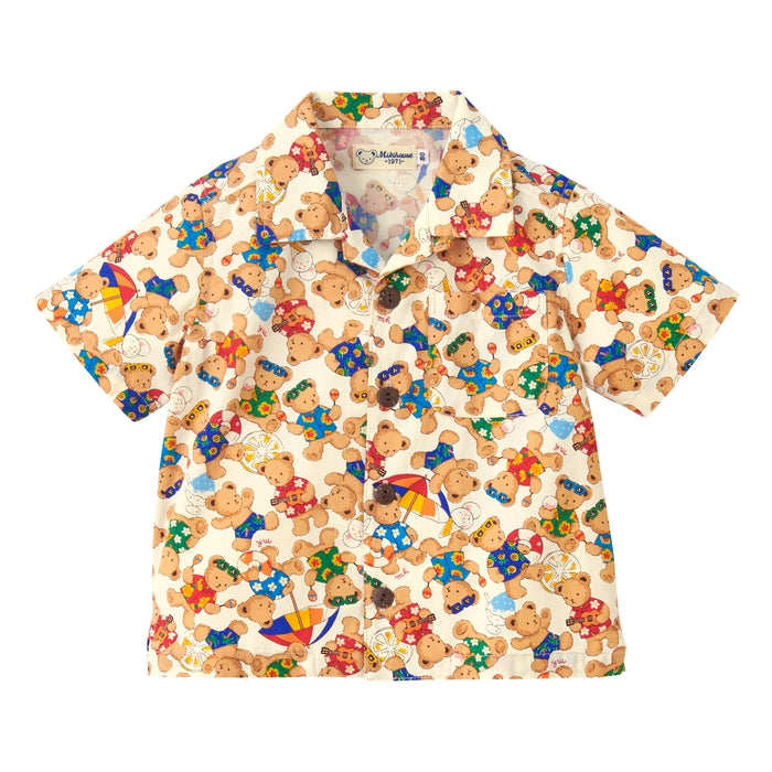 Miki House Bear Short Sleeve Shirt | MIKI HOUSE OFFICIAL SITE