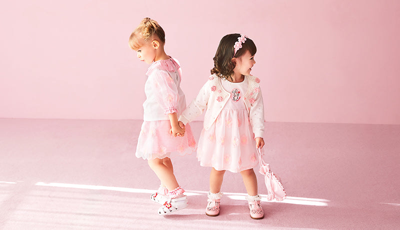 Leggings with cable jacquard hem lace  Children's and baby clothes online  at Kodomo no Mori - Manufacturer's official website
