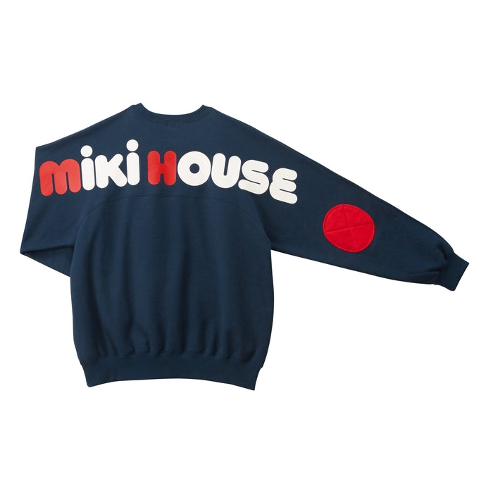 MIKI HOUSE❱ミキハウス 大人 バックロゴトレーナー - 通販
